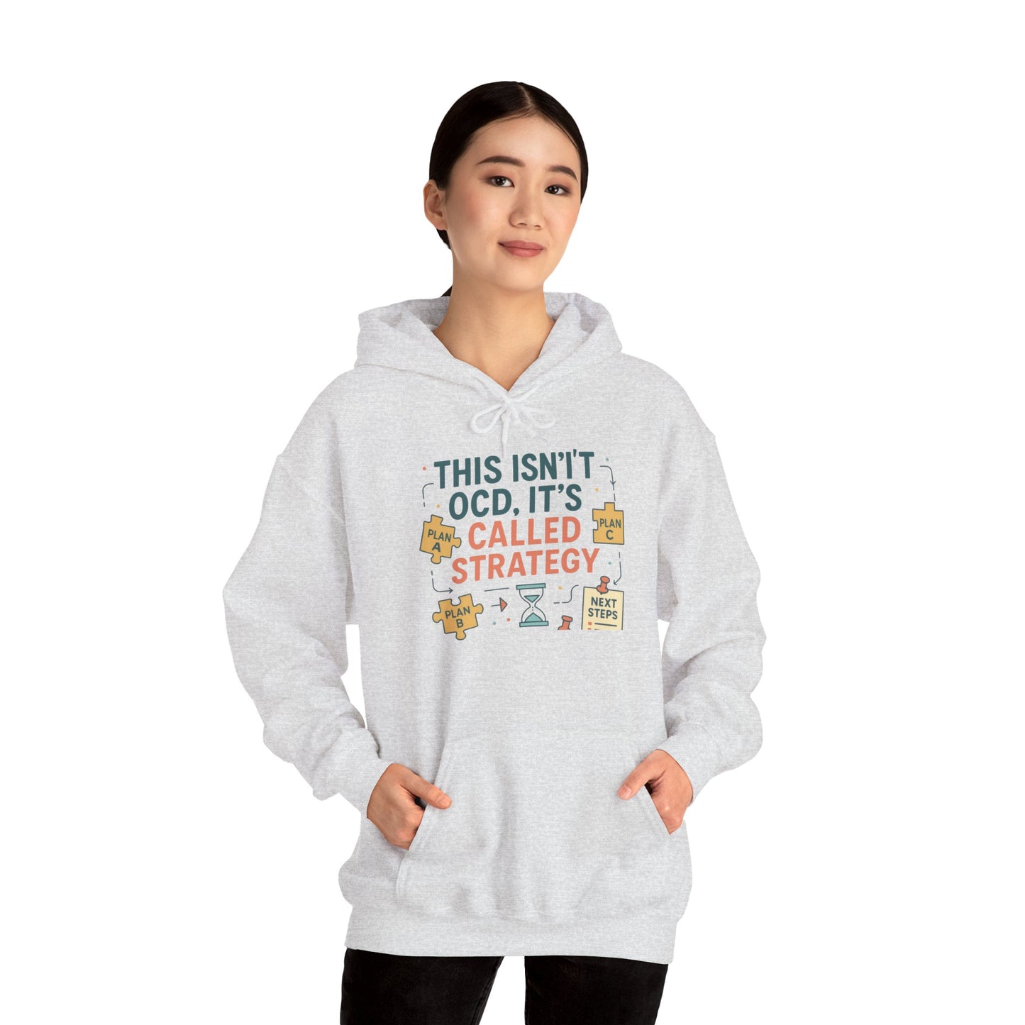 Strategic Humor Hoodie, Unisex Sweatshirt, Gift for Strategists, Funny Hoodie, Planner Gift, Cozy Stylish Sweatshirt, Relaxed Fit Hoody