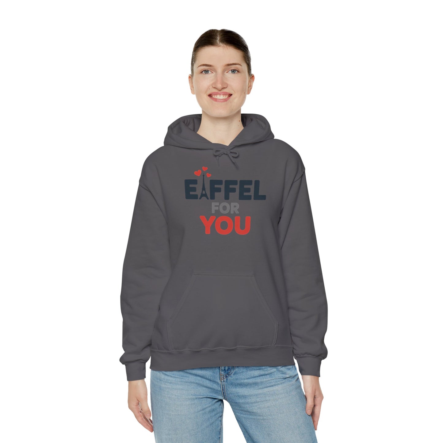 Womens Heavy Blend™ Hooded Sweatshirt, Eiffel For You Romantic Paris Womens Hoodie