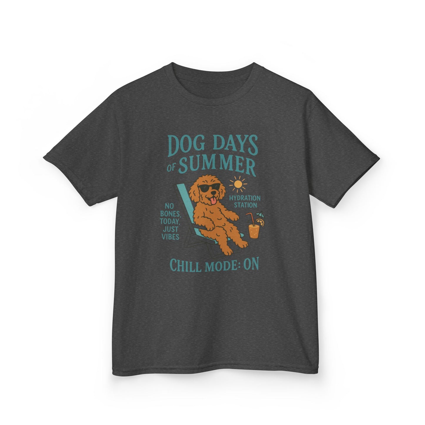 Summer Chill Kids Tee | Fun Playful T-Shirt for Boys & Girls, Perfect for Summer Days, Beach Outings, Gifts, Casual Wear