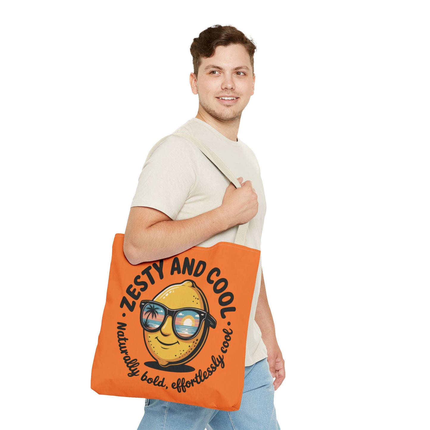 Zesty Lemon Tote Bag - Fun & Bold Carry-All for Everyday Use, Summer, Beach Days, Gifts, Eco-Friendly Shopping, Large Tote Bag