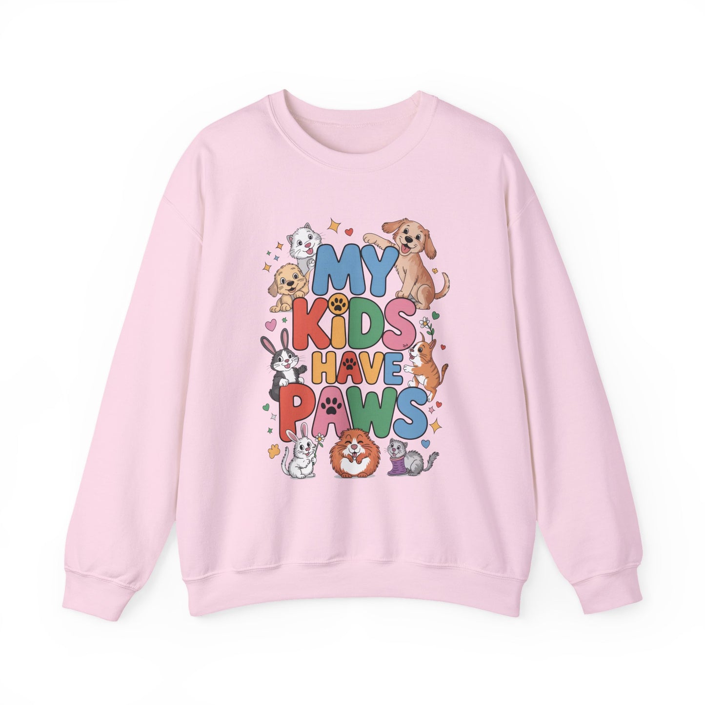 My Kids Have Paws Sweatshirt, Pet Lover Gift, Cute Animal Shirt, Cute Pet Mom Tee, Animal Parent T-Shirt, Gift for Animal Lovers