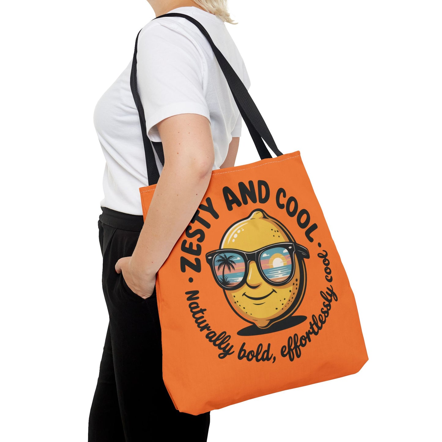 Zesty Lemon Tote Bag - Fun & Bold Carry-All for Everyday Use, Summer, Beach Days, Gifts, Eco-Friendly Shopping, Large Tote Bag