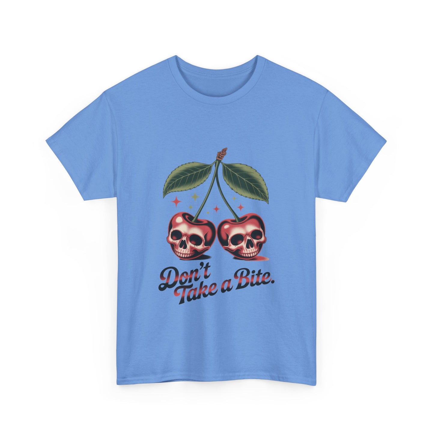 Skull Cherry Womens Graphic Tee, Edgy Tee, Unique Gift, Halloween Apparel, Cute Gothic Fruit Graphic Tee for Women, Funny Dark Style Shirt