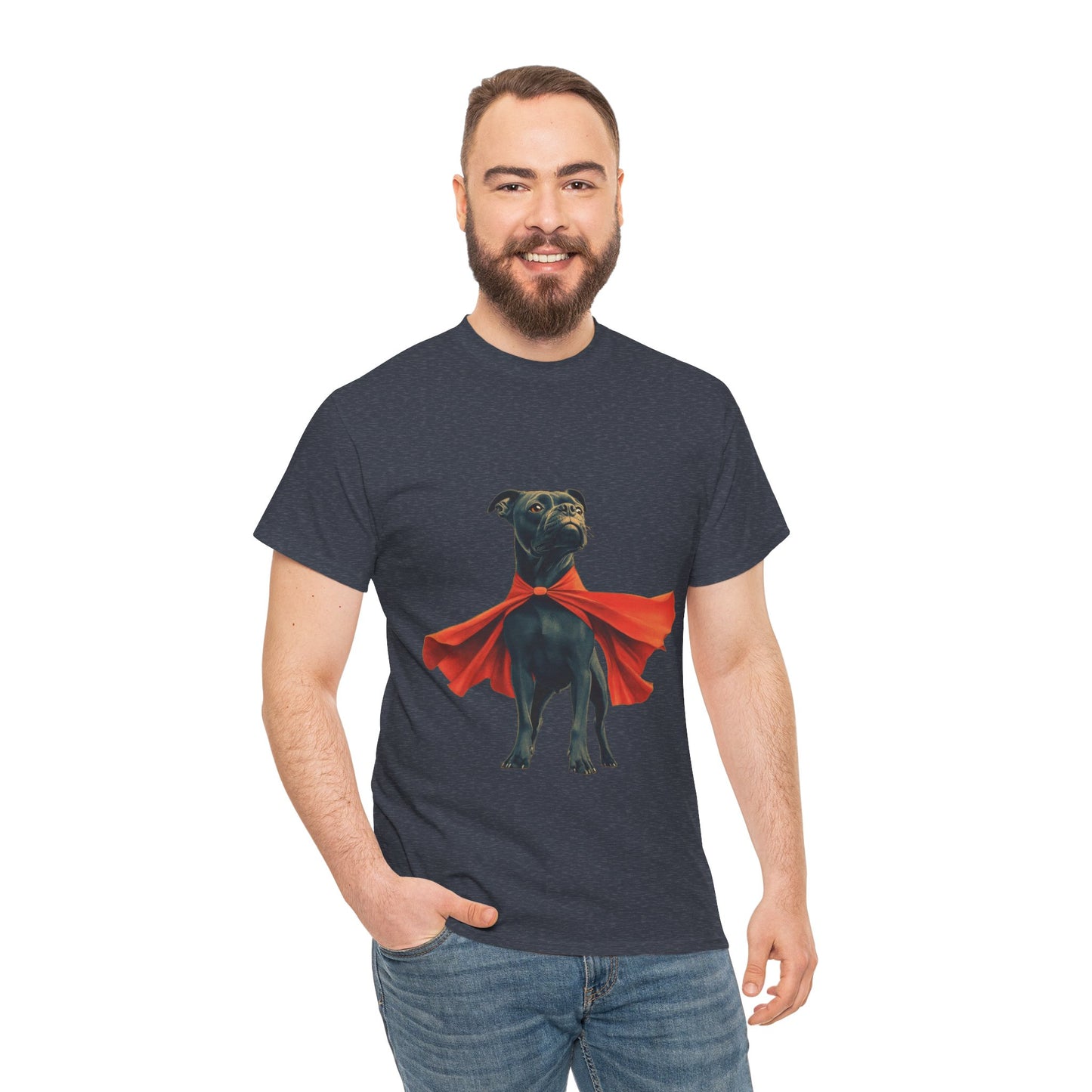 Superhero Dog Tee - Playful Pet Shirt, Gift for Dog Lovers, Fun Casual Wear, Perfect for Birthdays