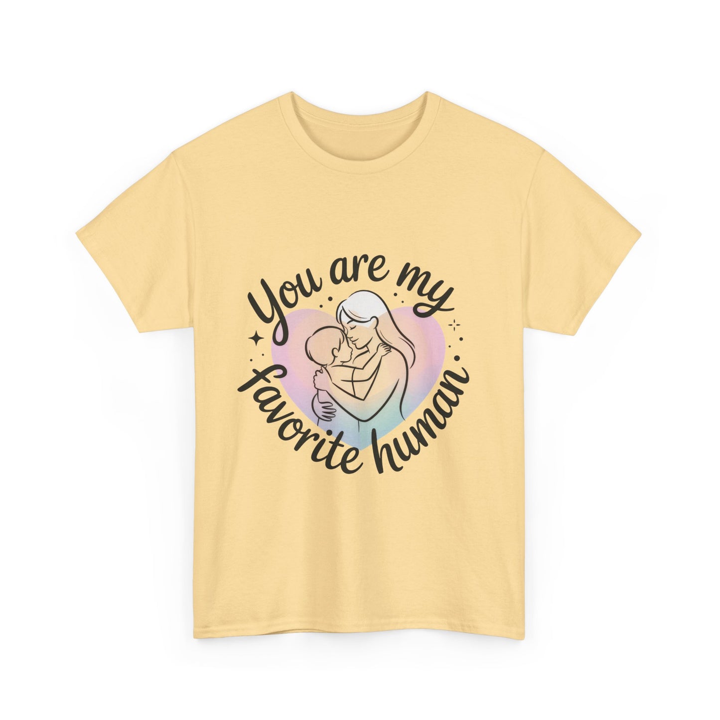 You Are My Favorite Human T-Shirt, Cute Mother and Child Shirt, Gift for Mom or Baby Shower, Mother's Day Gift
