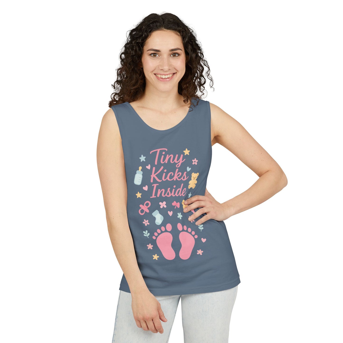 Maternity Tank Top Pregnancy Announcement Shirt, Cute Mom To Be Gift, Expecting Baby Gift, Pregnancy Reveal Top, Baby Shower Shirt