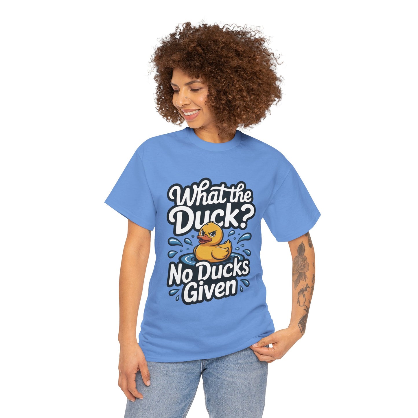 What The Duck Funny Womens Shirt, No Ducks Given T-Shirt, Cute Sarcastic Duck Tee, Sassy Rubber Duck Graphic Shirt, Humor Gift For Her