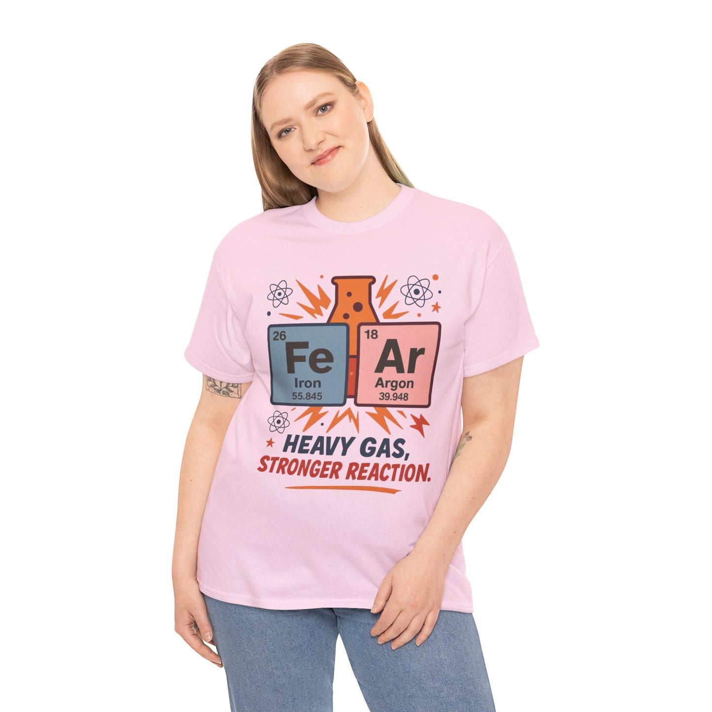 Funny Womens Science T-Shirt, FeAr Element Shirt, Chemistry Tee, Gift for Chemistry Lovers, Elements Table Humorous