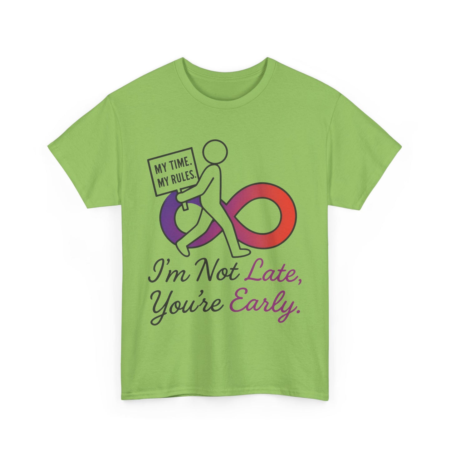 My Time My Rules Women's Heavy Cotton Tee, Funny T-Shirt, Casual Wear, women empowerment tee, confident woman shirt, self love t shirt