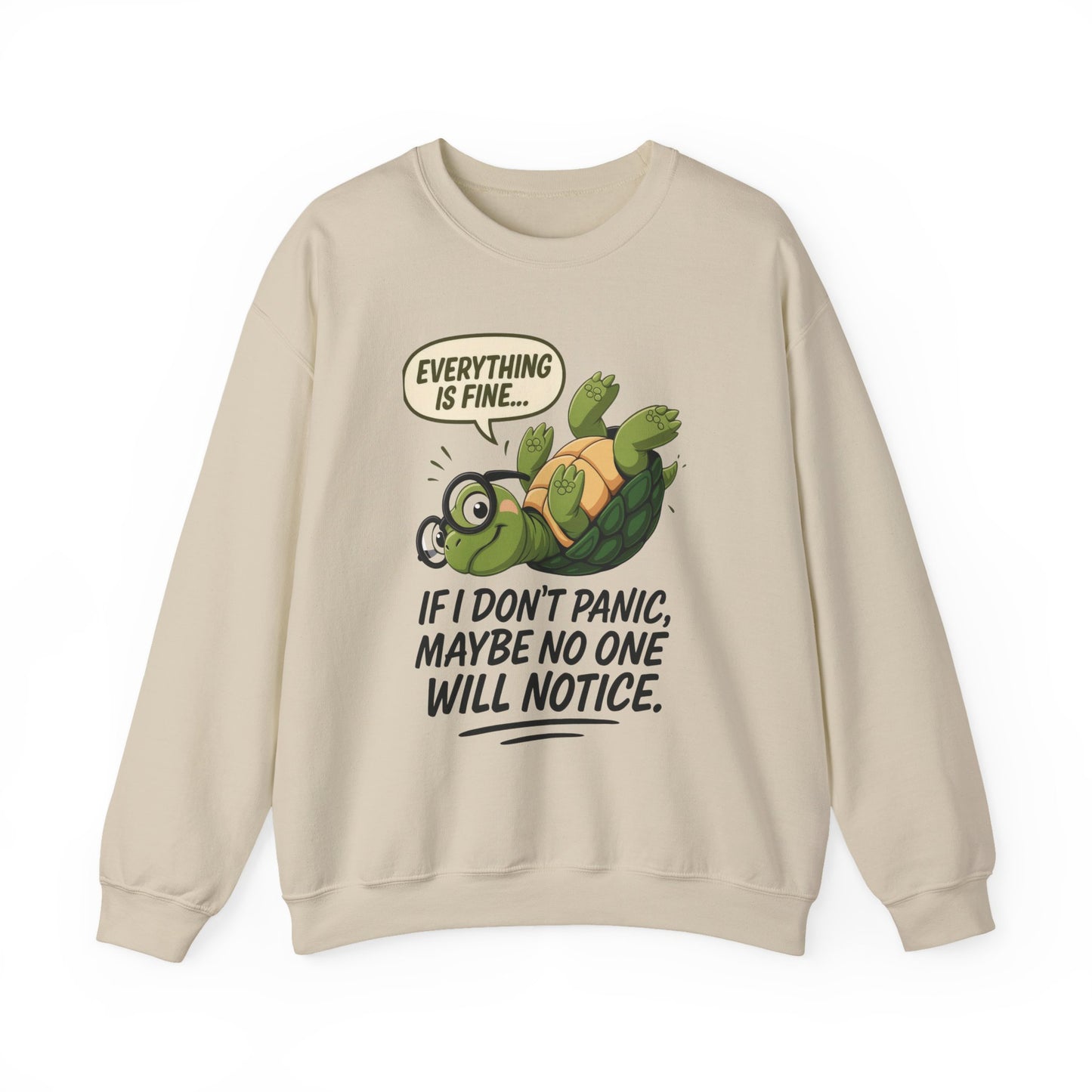 Casual Humor Unisex Sweatshirt, Perfect Gift for Anxiety Relief, Social Anxiety Joke, Quirky Graphic Sweatshirt, Introvert Humor Gift
