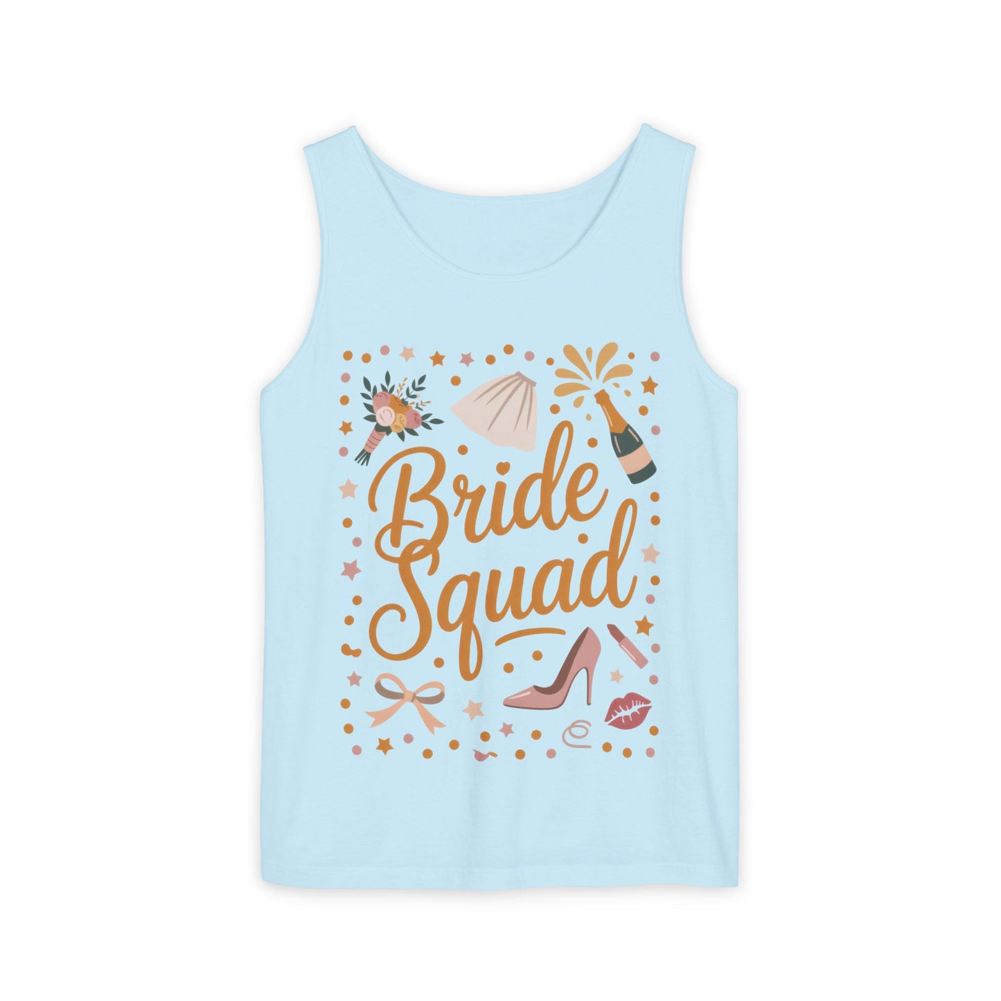 Bride Squad Tank Top, Bachelorette Party T-Shirt, Bridesmaid Wedding Tee, Hen Party Matching Shirts, Bridal Shower, Gift for Bridesmaids