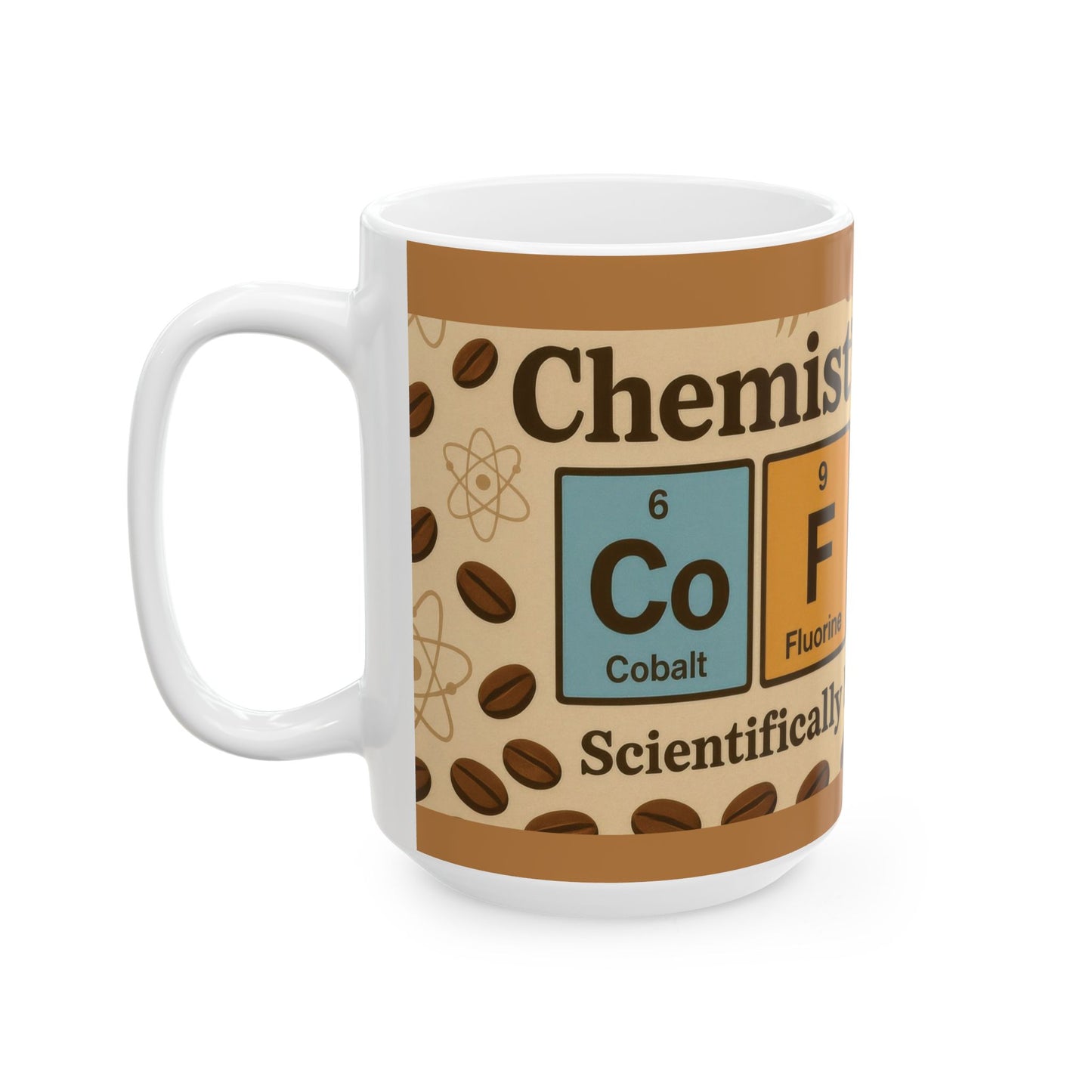 Chemists Choice Coffee Mug, Funny Periodic Table Gift for Science Lovers, Caffeine Addict Mug, Nerdy Science Coffee Cup, Geek Gift Idea