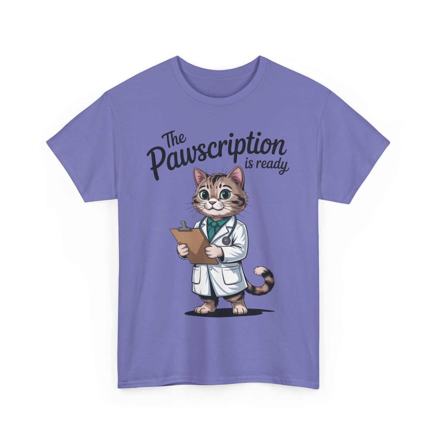 Funny Doctor Cat Tee, Unisex Tee, Veterinary Gift, Medical Student and Medical Workers Gift, Animal Doctor Graphic Tee, Cat Lover Apparel
