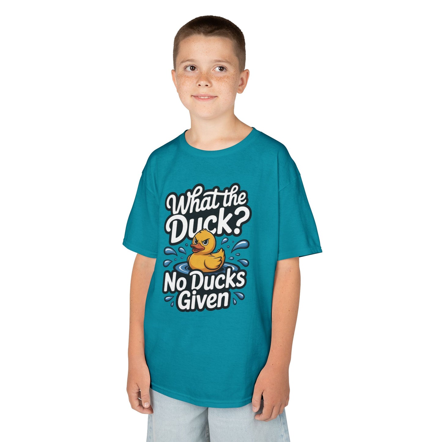 Funny Teen Duck Shirt, Kids Humor Tee, What The Duck Meme Tee, No Ducks Given Youth Tee, Sarcastic Rubber Duck Shirt, Cool Gift For Teens