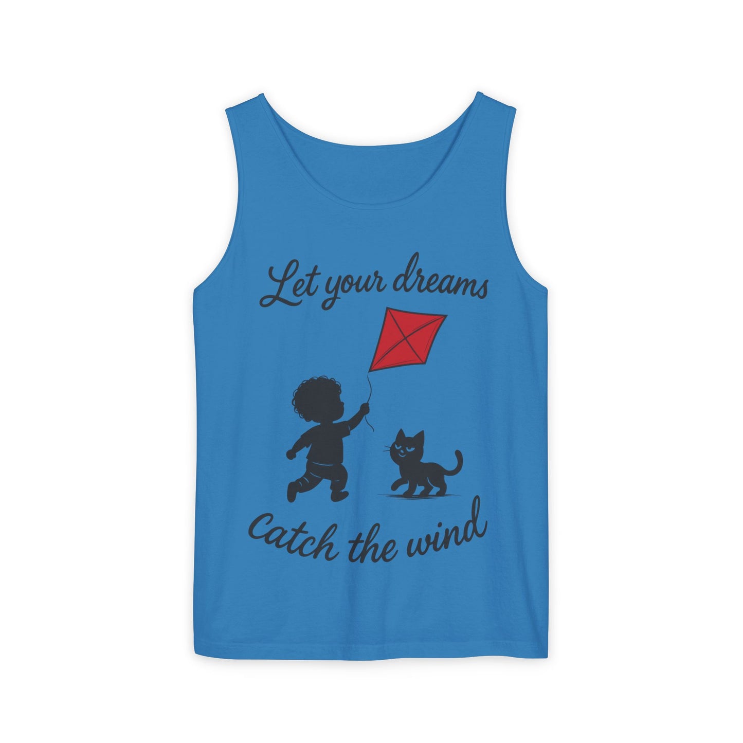 Dream-Catching Tank Top - Lightweight, Womens, Inspirational Graphic Tee, Summer Wear, Perfect Gift for Kids & Families