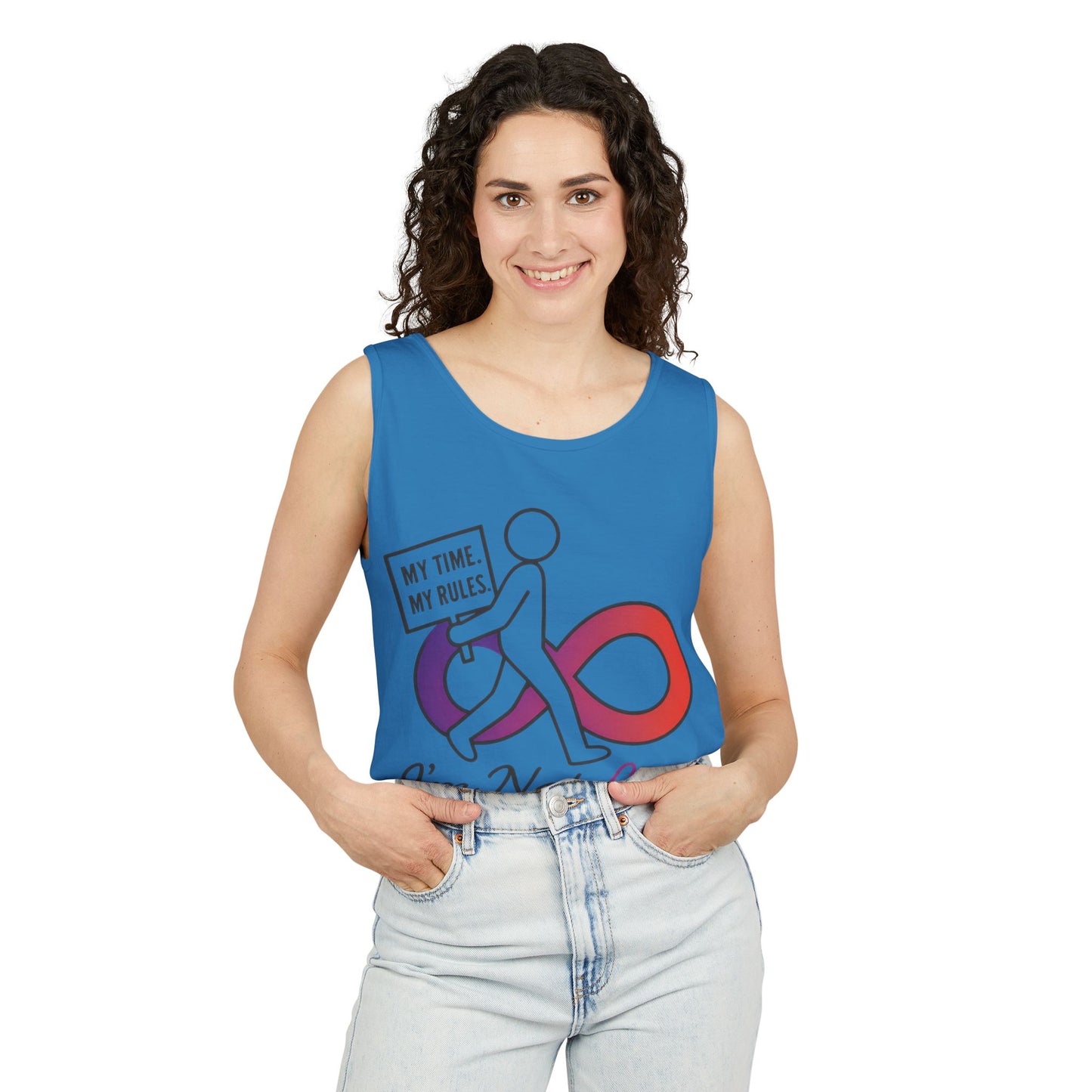 My Time My Rules Womens Tank Top, Funny T-Shirt, Casual Wear, women empowerment tee, confident woman shirt, self love t shirt