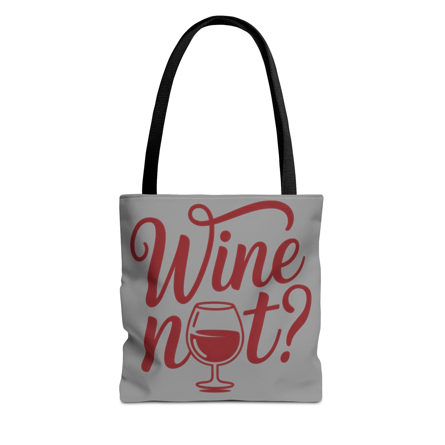 Wine Not? Tote Bag - Fun Wine Lover's Accessory for Parties, Gift for Wine Enthusiasts, Perfect for Grocery or Beach Outings, AOP Design