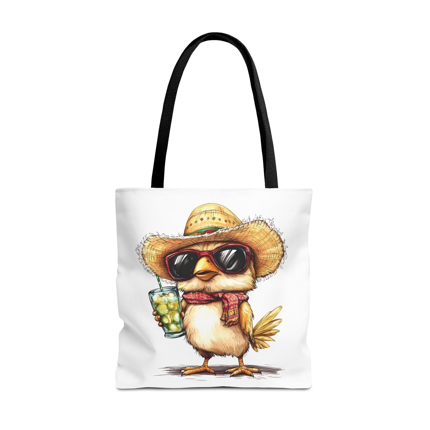 Chic Summer Tote Bag, Fun Bird Design, Beach Bag, Vacation Accessory, Perfect Gift for Bird Lovers, Eco-Friendly Shopper