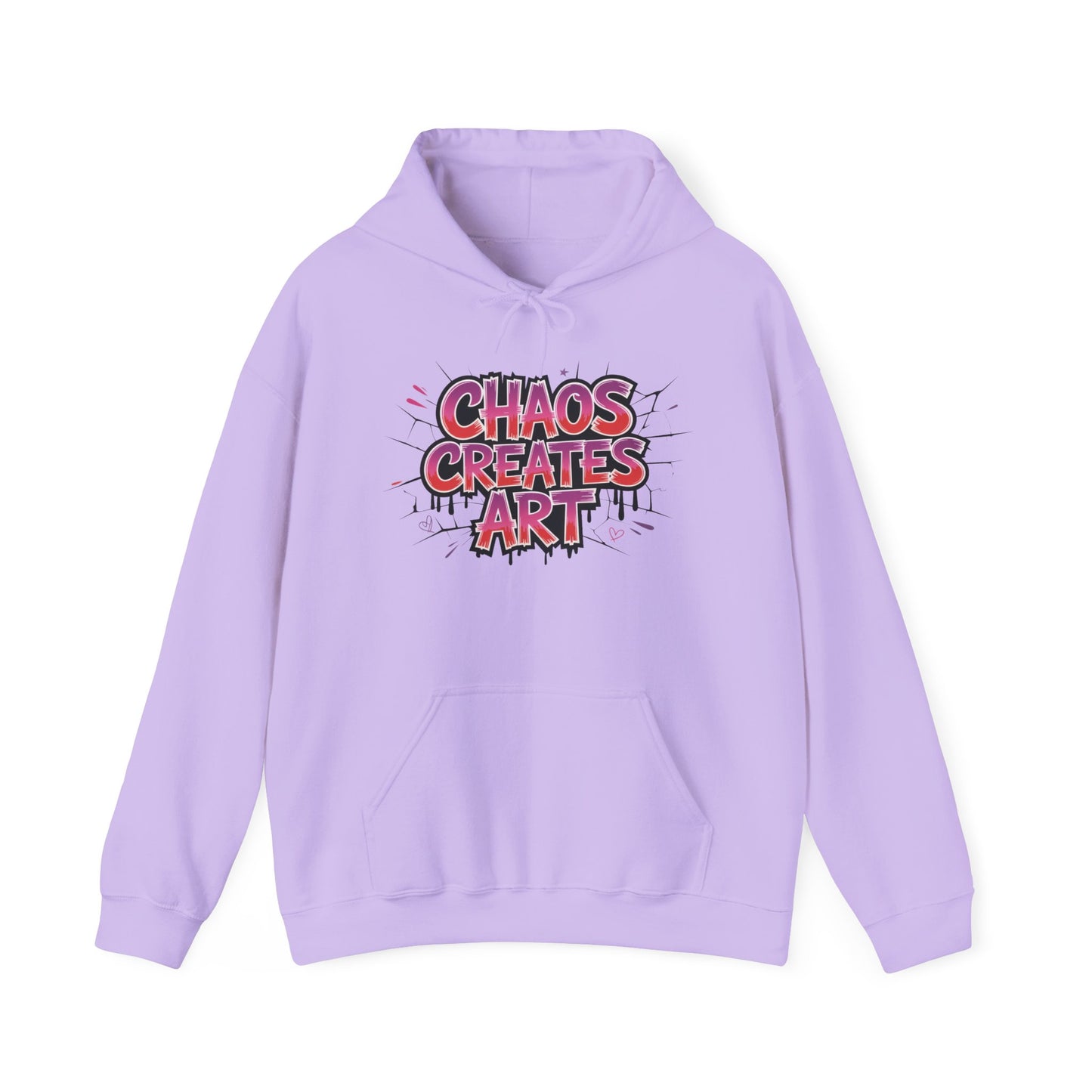 Women's Heavy Blend™ Hooded Sweatshirt, Chaos Creates Art Graffiti Hoodie Women's Streetwear