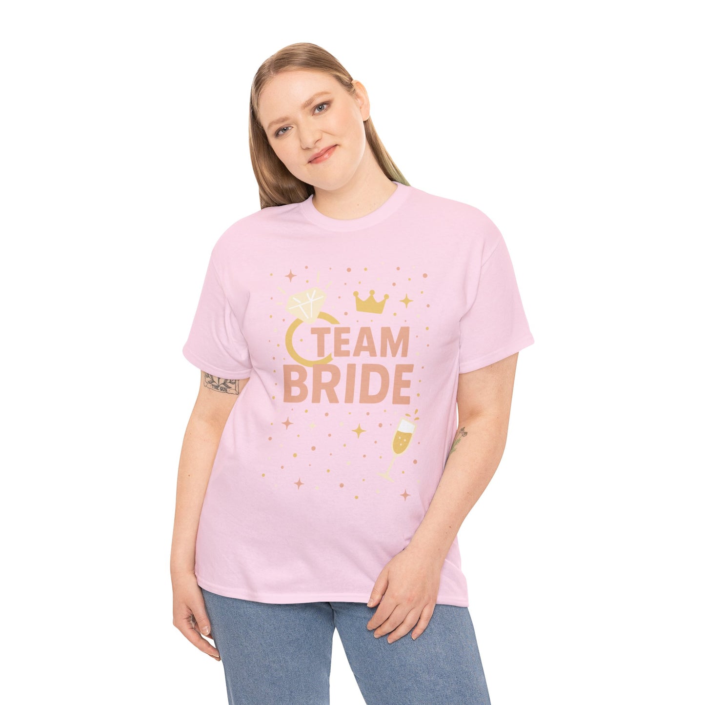 Team Bride T-Shirt, Bachelorette Party Tee, Bridesmaid Wedding Tee, Hen Party Matching Shirts, Bridal Shower, Bridesmaids Gift