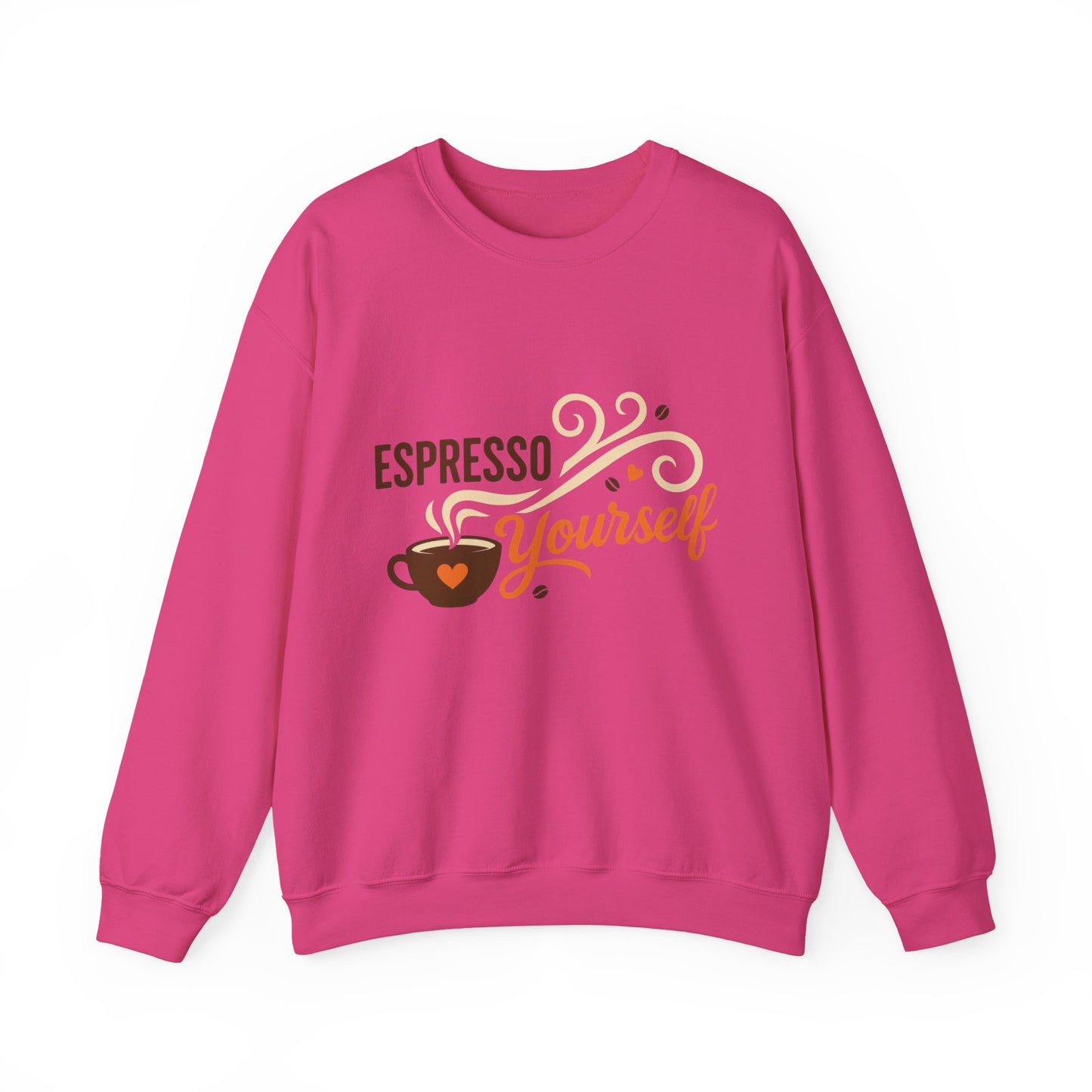 Espresso Yourself Womens Sweatshirt, Coffee Lover Pullover, Funny Barista Gift