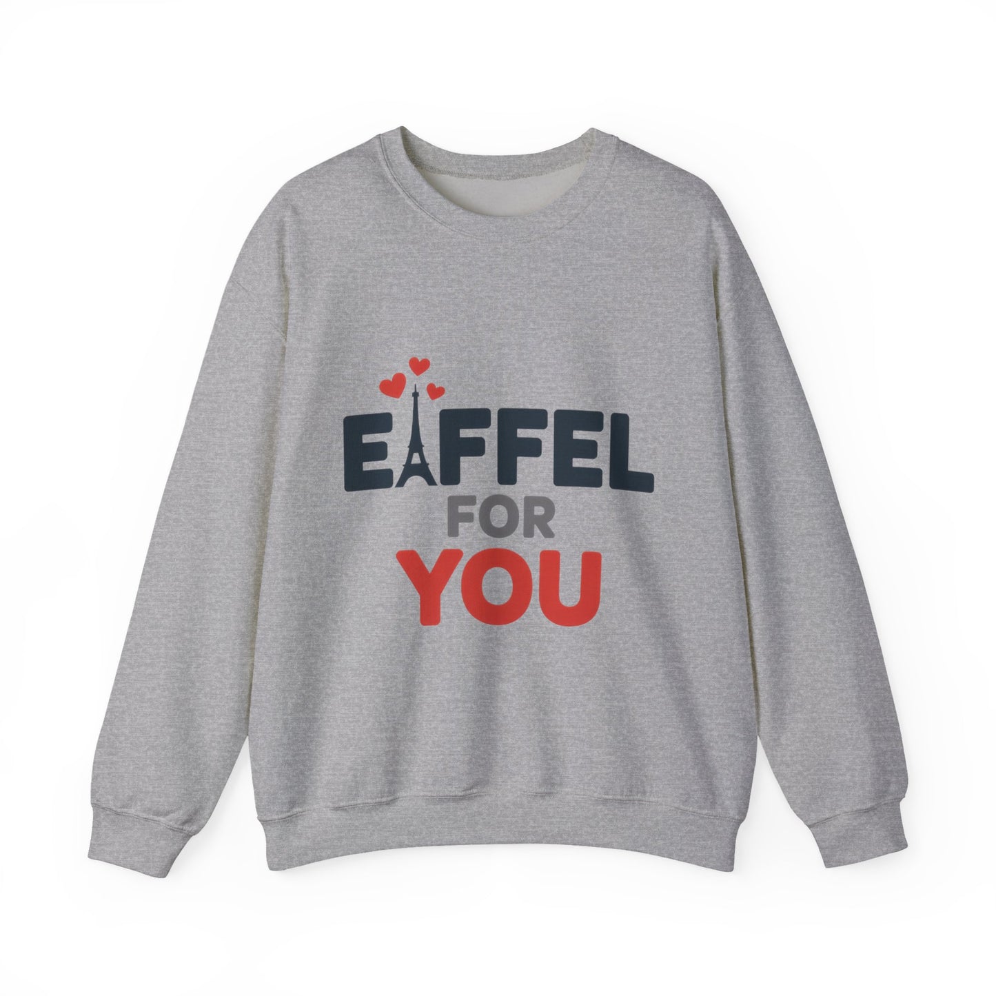 Womens Heavy Blend™ Crewneck Sweatshirt, Eiffel For You Romantic Paris Womens Sweatshirt