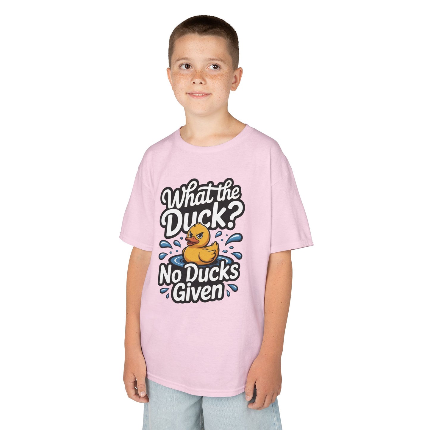 Funny Teen Duck Shirt, Kids Humor Tee, What The Duck Meme Tee, No Ducks Given Youth Tee, Sarcastic Rubber Duck Shirt, Cool Gift For Teens
