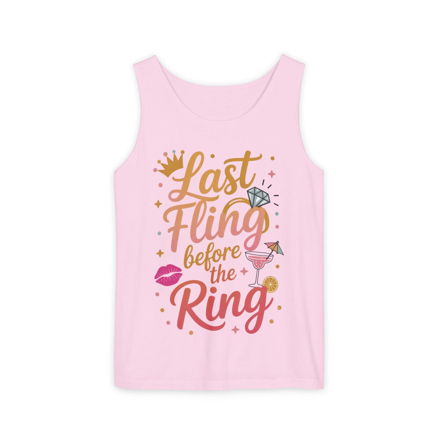 Last Fling Before the Ring T-Shirt, Bachelorette Party Tee, Bridesmaid Wedding Tee, Hen Party Shirts, Bridal Shower, Bridesmaids Gift