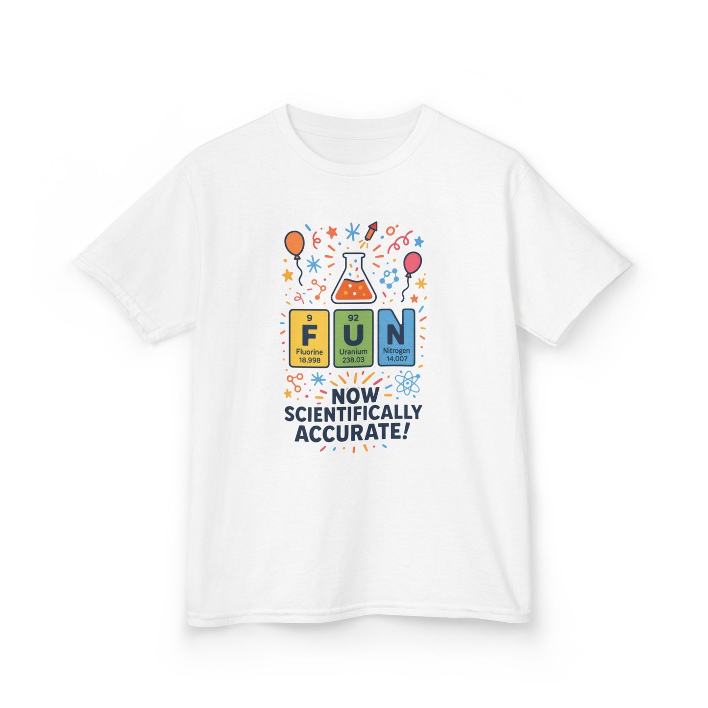 Fun Science Unisex Heavy Cotton Tee, Perfect for STEM Lovers, Gift for Science Teachers, Educational Shirt, Periodic Table Tee,Nerdy Shirt
