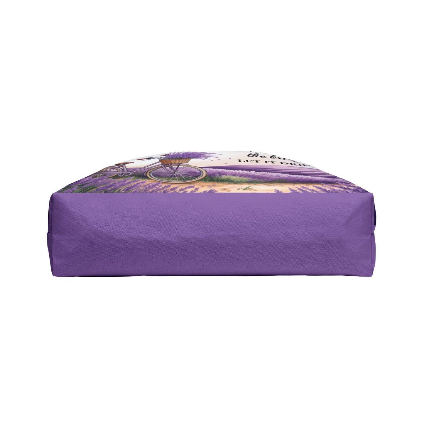 Lavender Bicycle Weekender Tote Bag, Relaxed, Stylish Beach Bag, Travel Accessory, Gift for Her, Summer Outing Essential