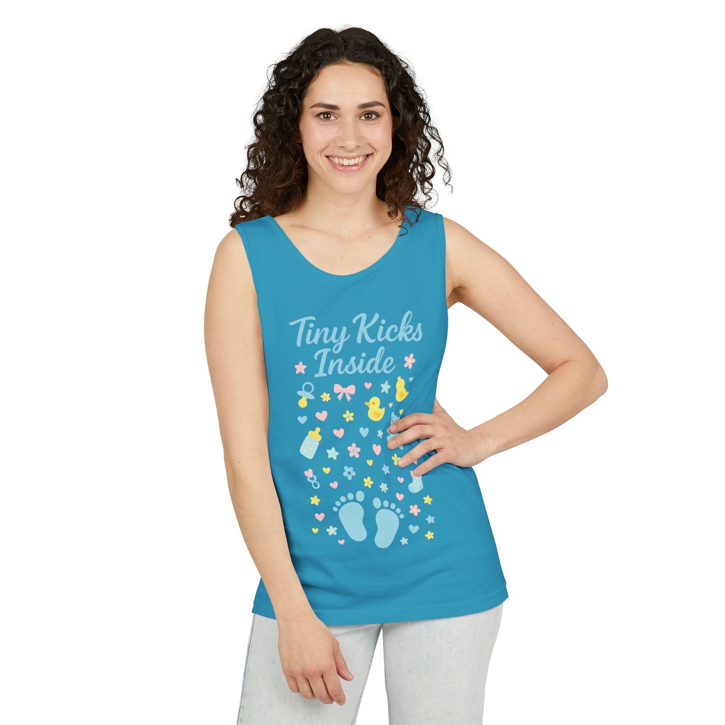Maternity Tank Top Pregnancy Announcement Shirt, Cute Mom To Be Gift, Expecting Baby Gift, Pregnancy Reveal Top, Baby Shower Shirt