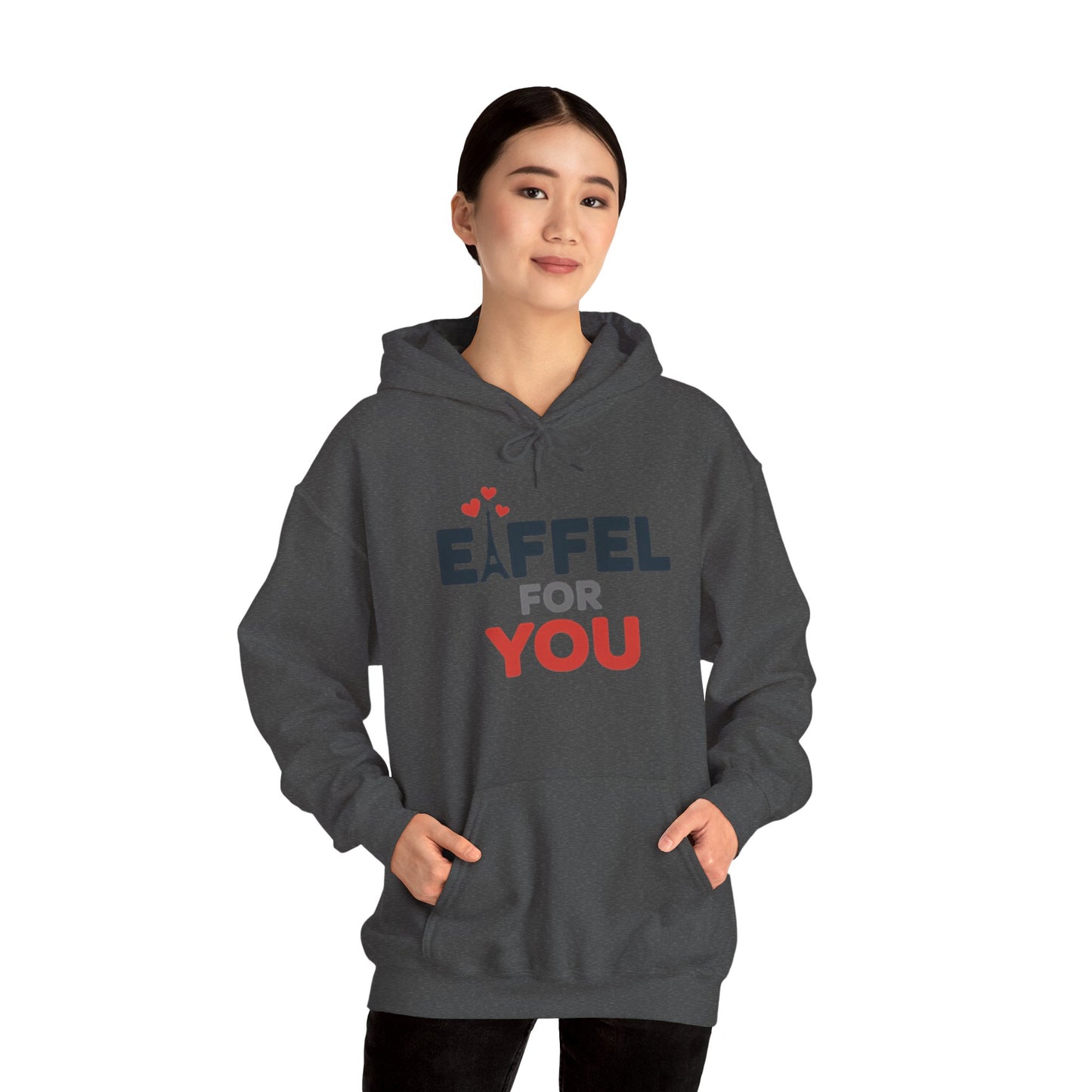 Womens Heavy Blend™ Hooded Sweatshirt, Eiffel For You Romantic Paris Womens Hoodie