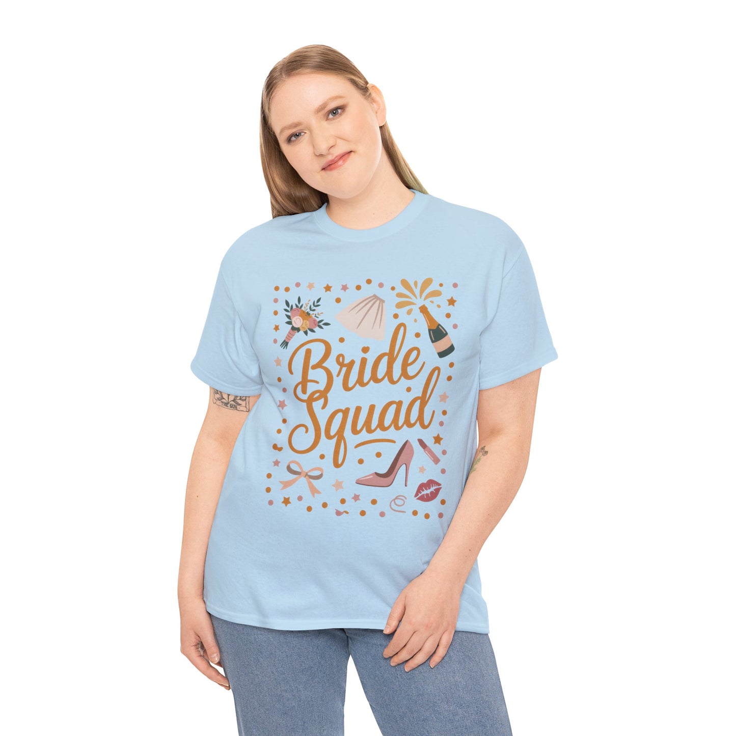 Bride Squad Shirt, Bachelorette Party T-Shirt, Bridesmaid Wedding Tee, Hen Party Matching Shirts, Bridal Shower, Gift for Bridesmaids