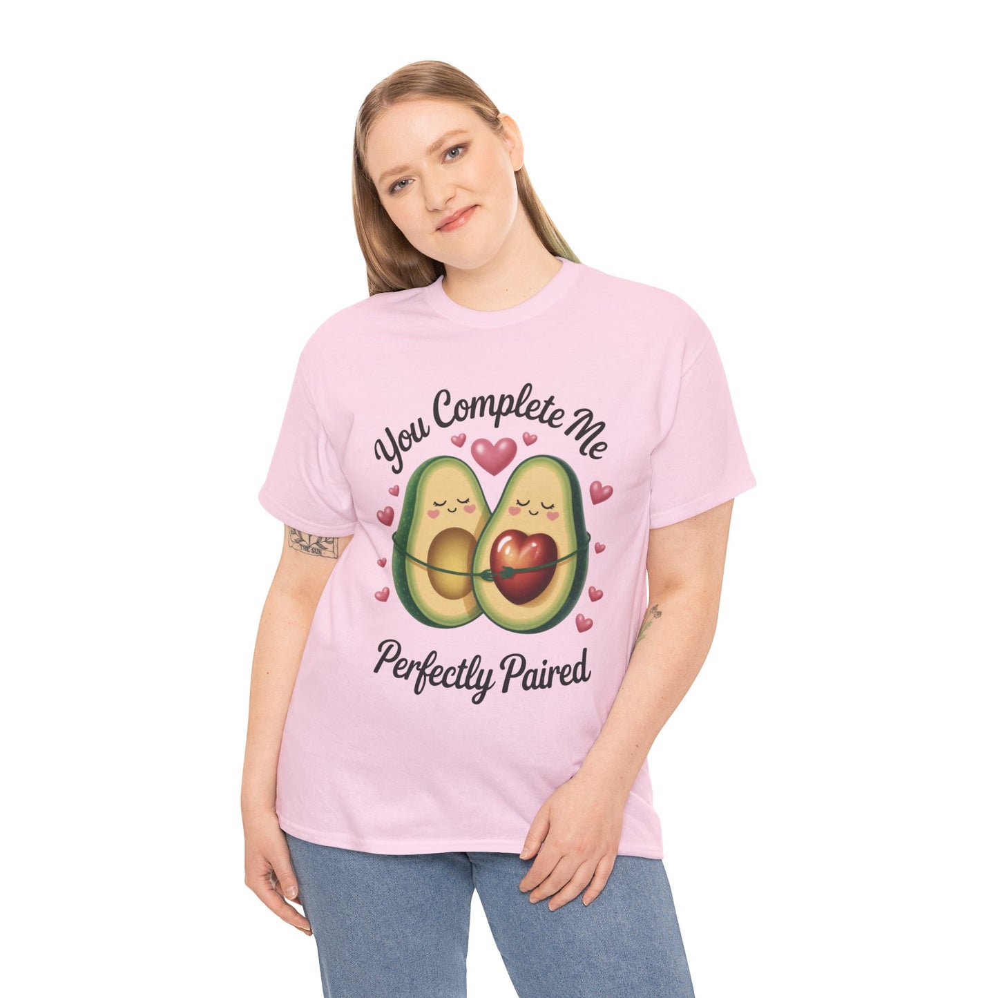 Cute Avocado Love Womens Tee, Perfect for Couples, Valentine's Day Gift, Relationship Shirt, Avocado Lover Apparel