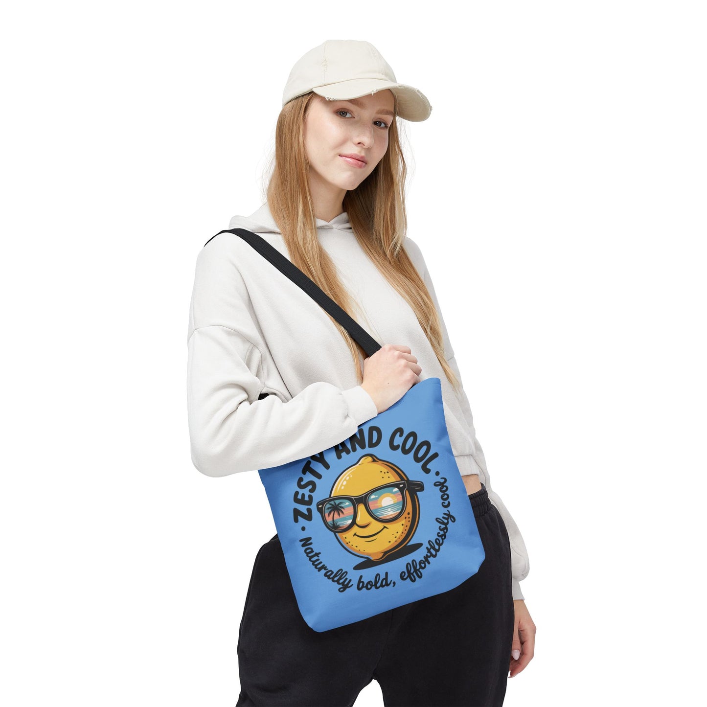 Zesty Lemon Tote Bag - Fun & Bold Carry-All for Everyday Use, Summer, Beach Days, Gifts, Eco-Friendly Shopping, Large Tote Bag