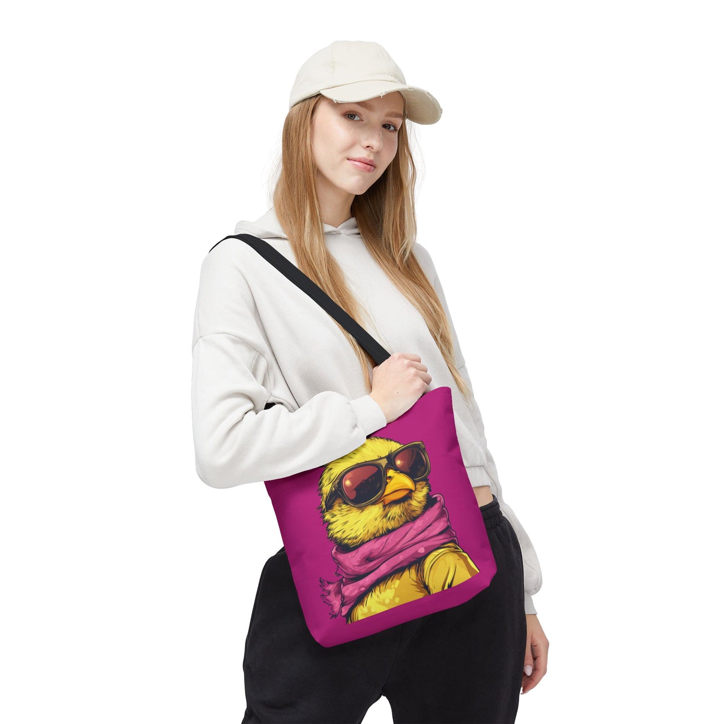 Chic Bird Tote Bag, Trendy Shopping Tote, Eco-friendly Bag, Gift for Animal Lovers, Summer Accessory, Beach Weekender Bag, Large Canvas Bag