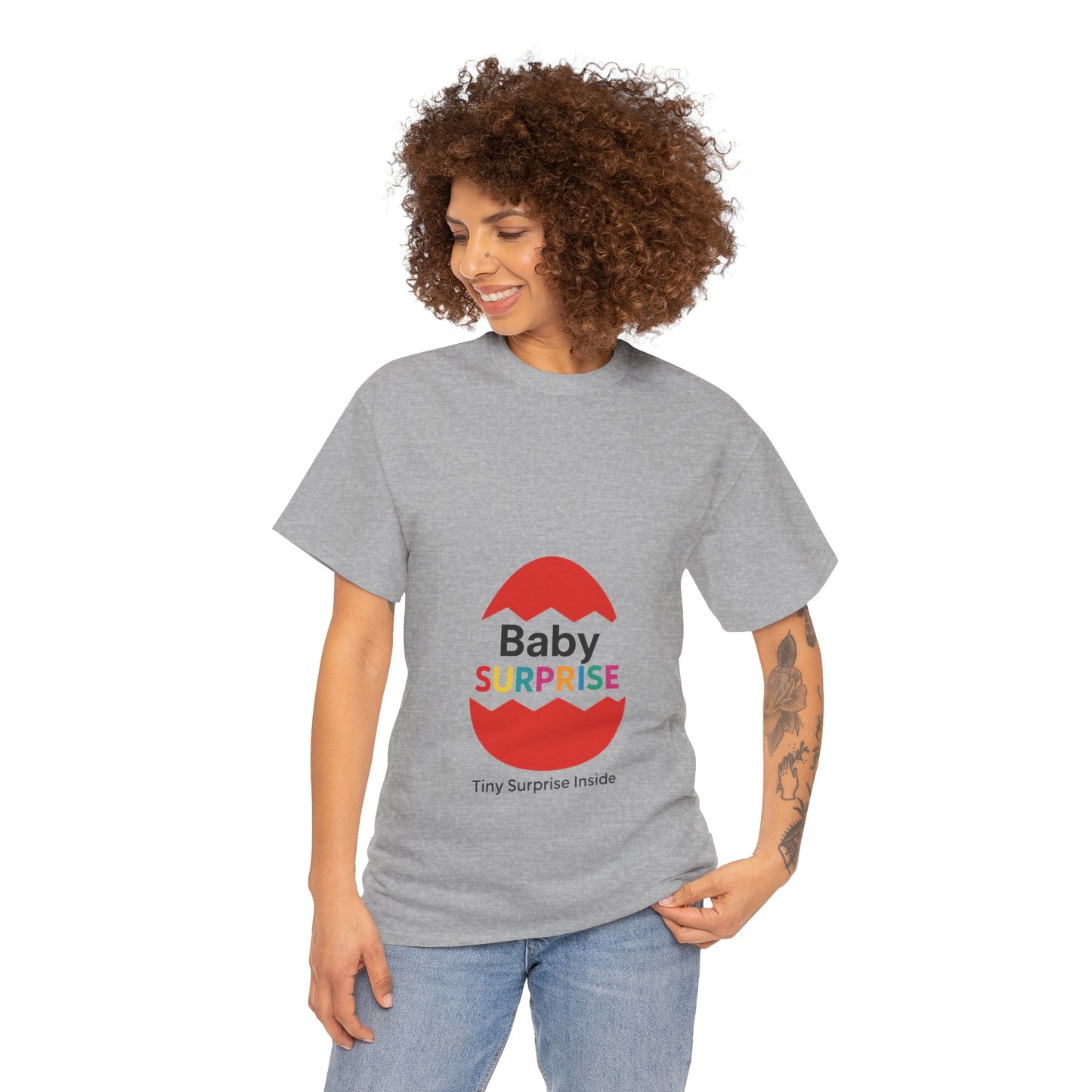 Baby Surprise Maternity T-Shirt, Pregnancy Announcement Shirt, Mom To Be Gift, Expecting Baby Reveal Tee, Baby Shower Gift,Gender Reveal Tee
