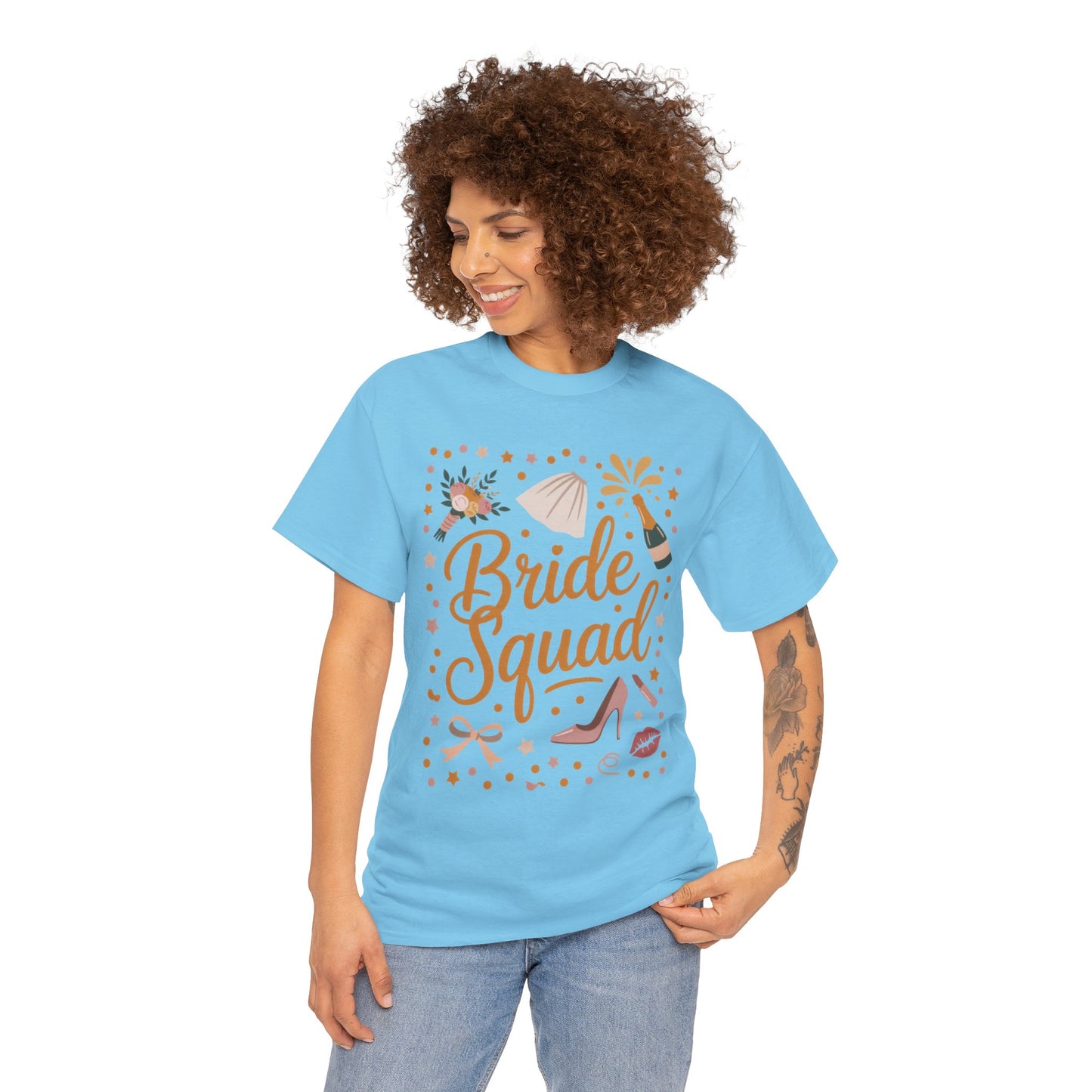 Bride Squad Shirt, Bachelorette Party T-Shirt, Bridesmaid Wedding Tee, Hen Party Matching Shirts, Bridal Shower, Gift for Bridesmaids