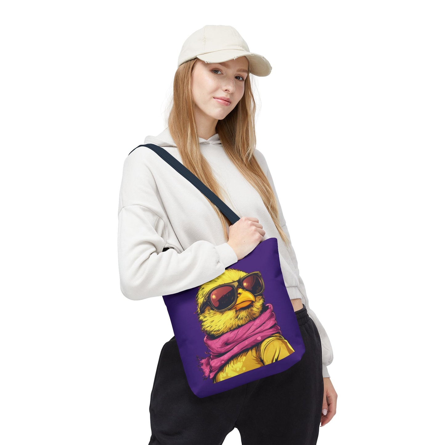 Chic Bird Tote Bag, Trendy Shopping Tote, Eco-friendly Bag, Gift for Animal Lovers, Summer Accessory, Beach Weekender Bag, Large Canvas Bag