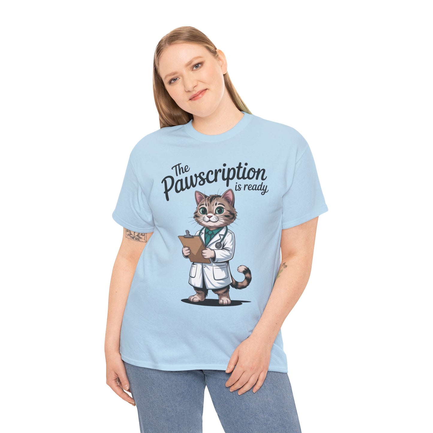 Funny Doctor Cat Tee, Unisex Tee, Veterinary Gift, Medical Student and Medical Workers Gift, Animal Doctor Graphic Tee, Cat Lover Apparel