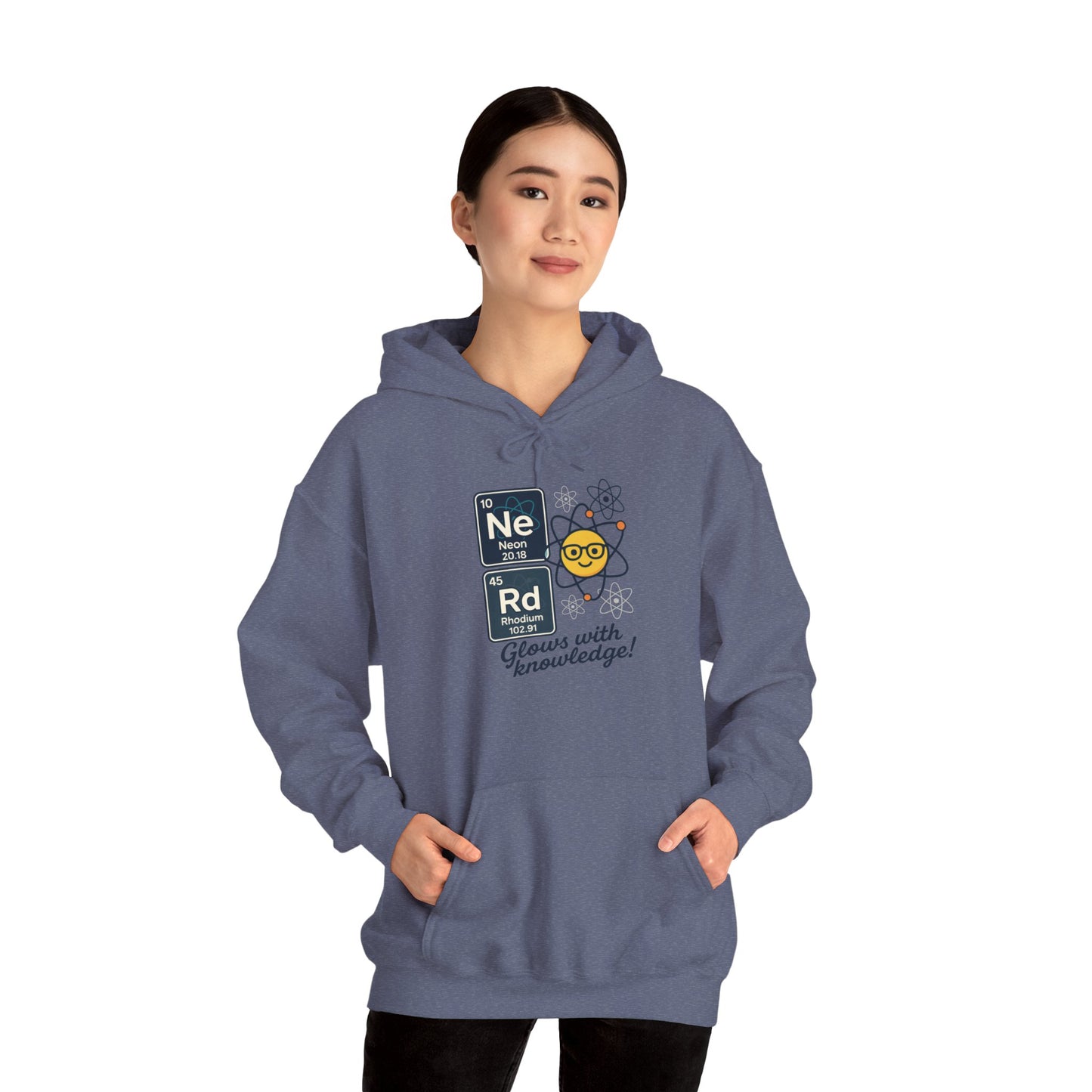 Nerd Hoodie for Women, Science Sweatshirt, Periodic Table Hoodie, STEM Gift for Her, Geek Gift, Science Lover Gift, College Student Clothing