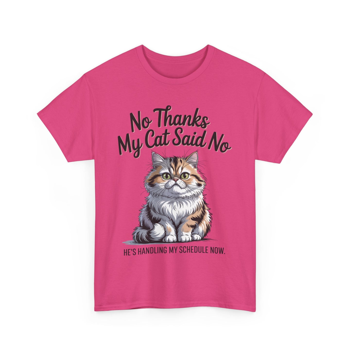 Funny Cat Quote Tee, Womens Heavy Cotton T-Shirt, Pet Lover Gift, Cute Cat Apparel, Cat Mom Tee, Quirky Animal Shirt, Humor