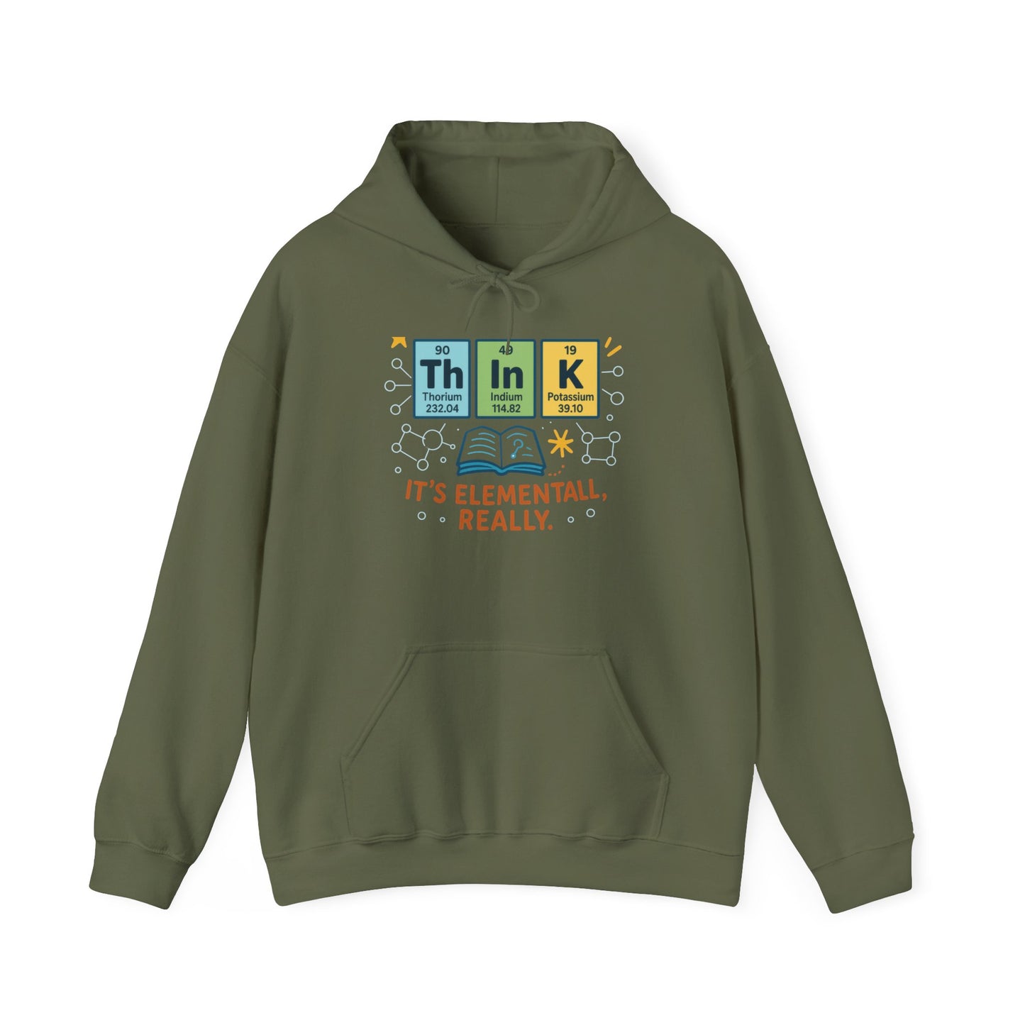 Science Hoodie for Men, Funny Nerd Hoodie, Element of Humor Sweatshirt, Science Lover Gift for Him, Chemistry Lover Gift