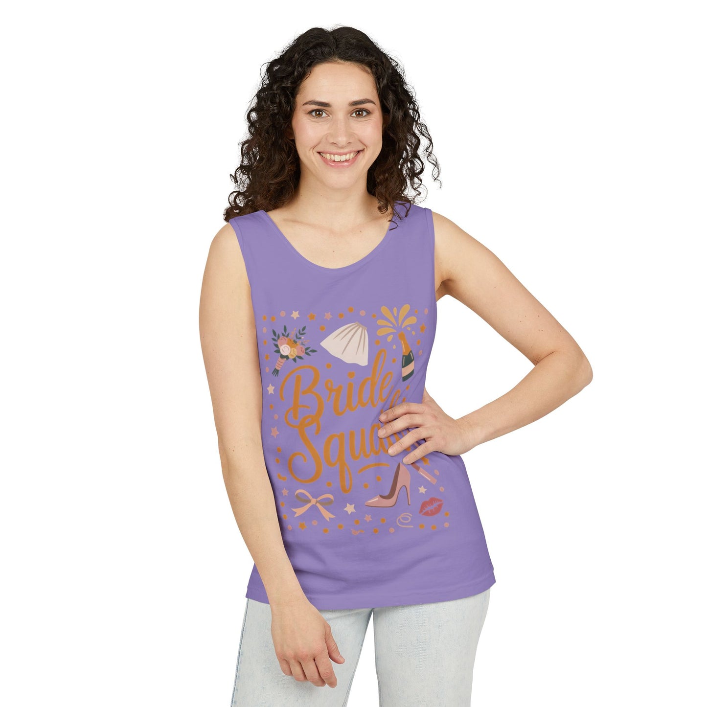 Bride Squad Tank Top, Bachelorette Party T-Shirt, Bridesmaid Wedding Tee, Hen Party Matching Shirts, Bridal Shower, Gift for Bridesmaids