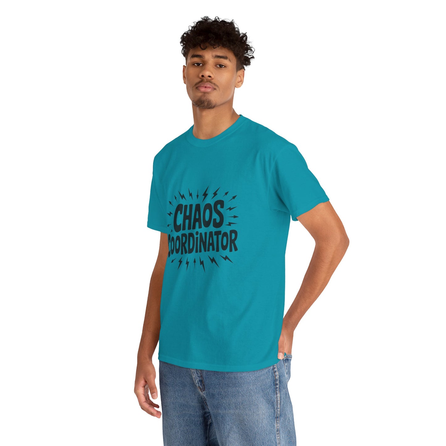 Chaos Coordinator Heavy Cotton Men's Tee, Fun T-Shirt, Gift for Organizers, Humor Tee, Men's Casual Wear