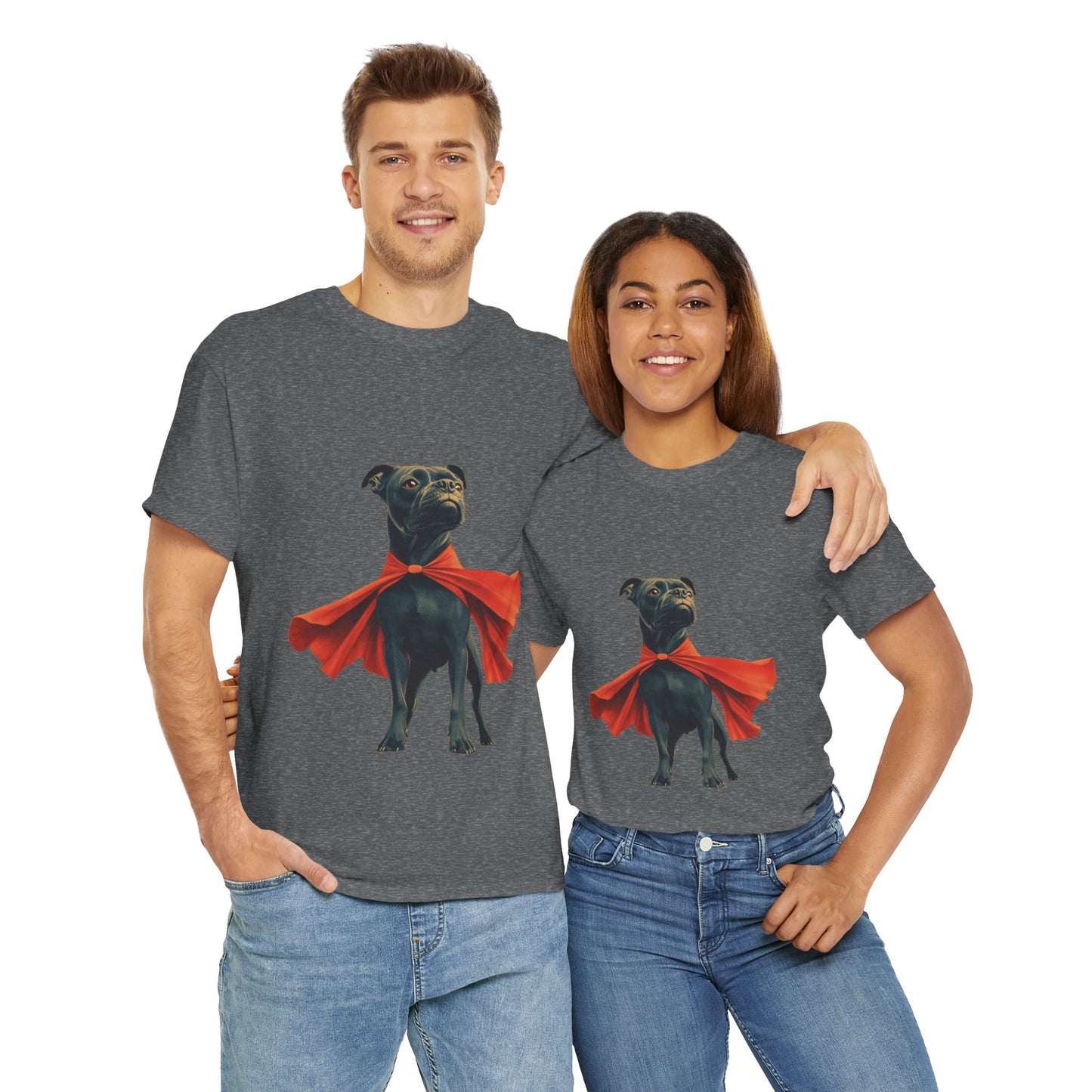 Superhero Dog Tee - Playful Pet Shirt, Gift for Dog Lovers, Fun Casual Wear, Perfect for Birthdays