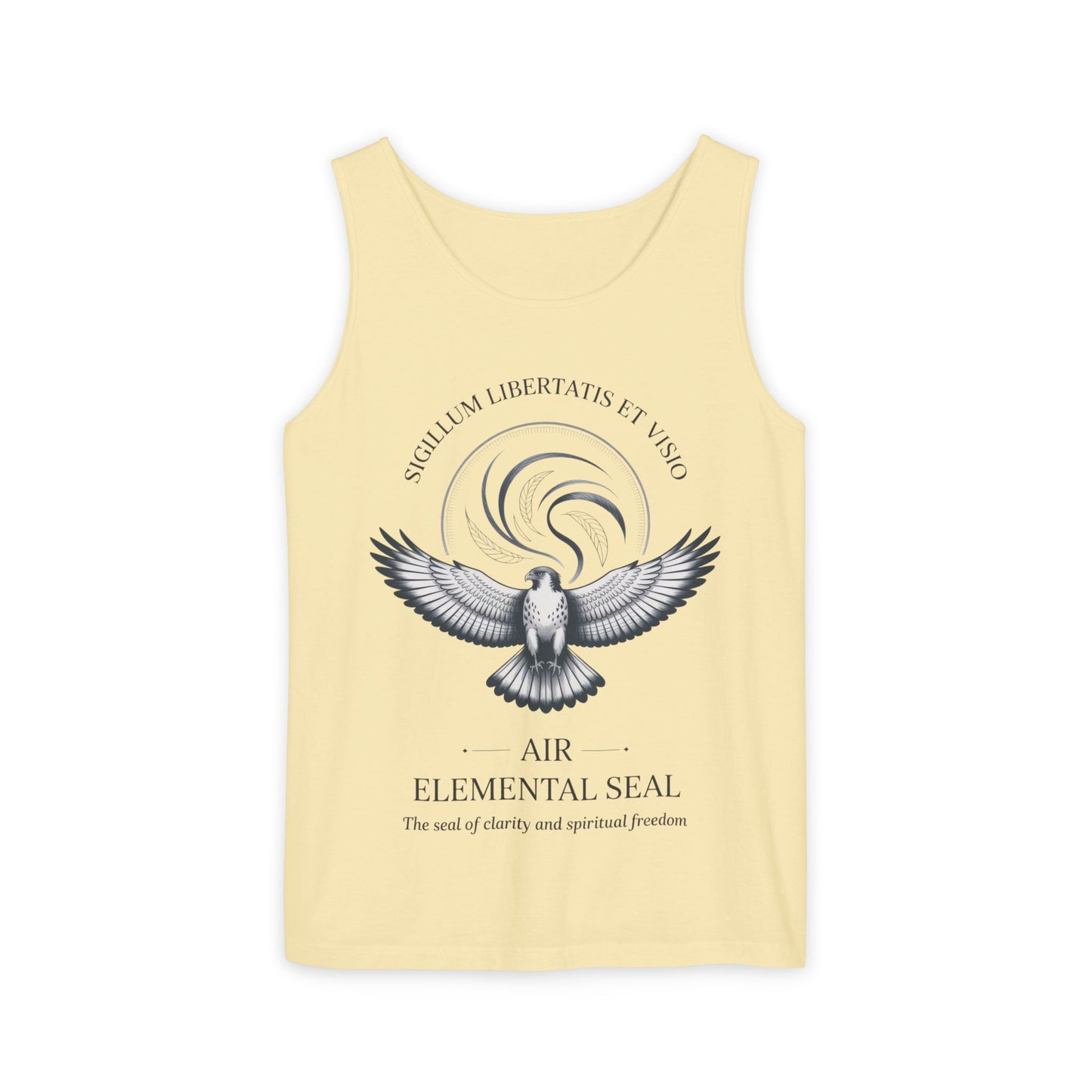 Air Elemental Seal Tank Top, Clarity & Spiritual Freedom Symbol Tee, Unisex Elemental Shirt, Vision Totem Gift, Spiritual Gift