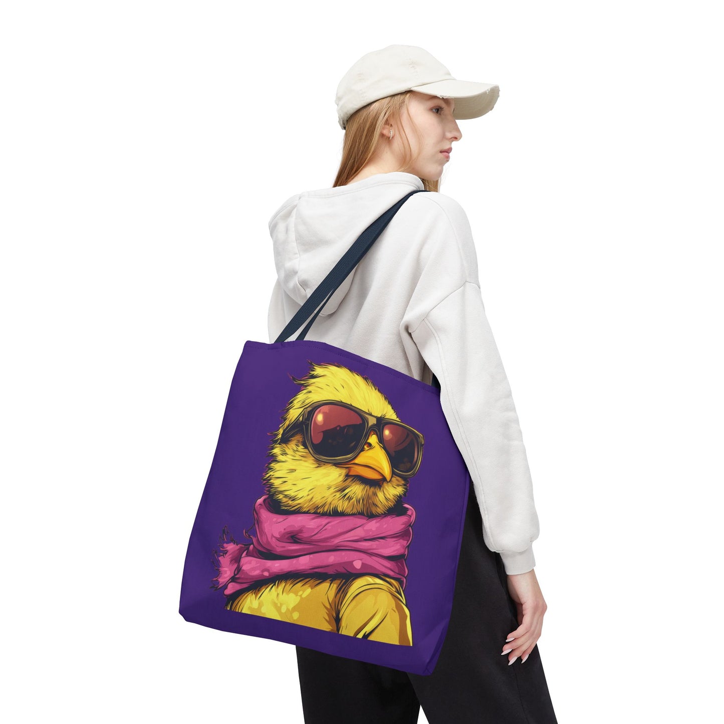 Chic Bird Tote Bag, Trendy Shopping Tote, Eco-friendly Bag, Gift for Animal Lovers, Summer Accessory, Beach Weekender Bag, Large Canvas Bag