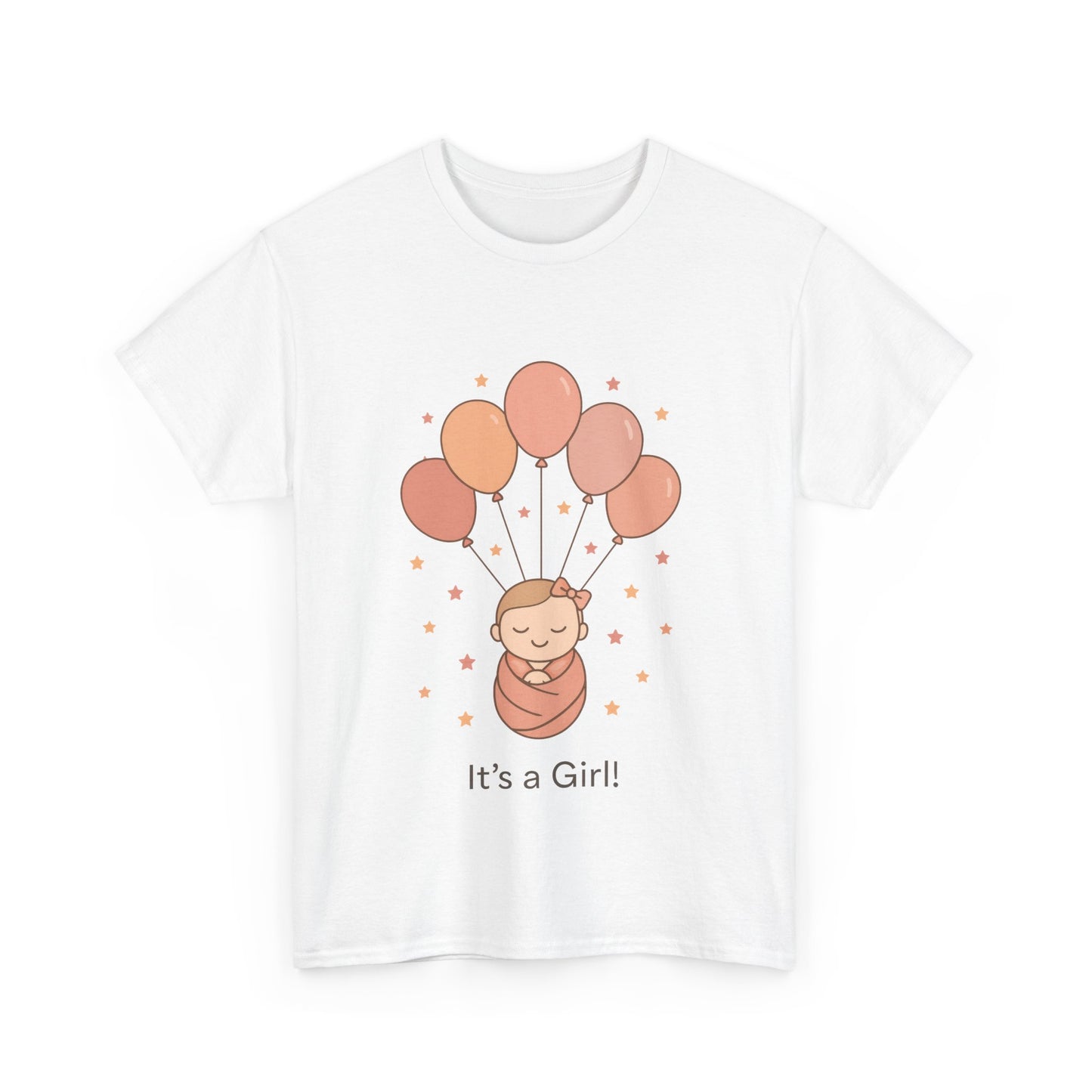 Its a Girl Maternity T-Shirt, Baby Girl Pregnancy Announcement Shirt,Mom To Be Gift, Gender Reveal Tee, Baby Shower Top, Gender Reveal Party