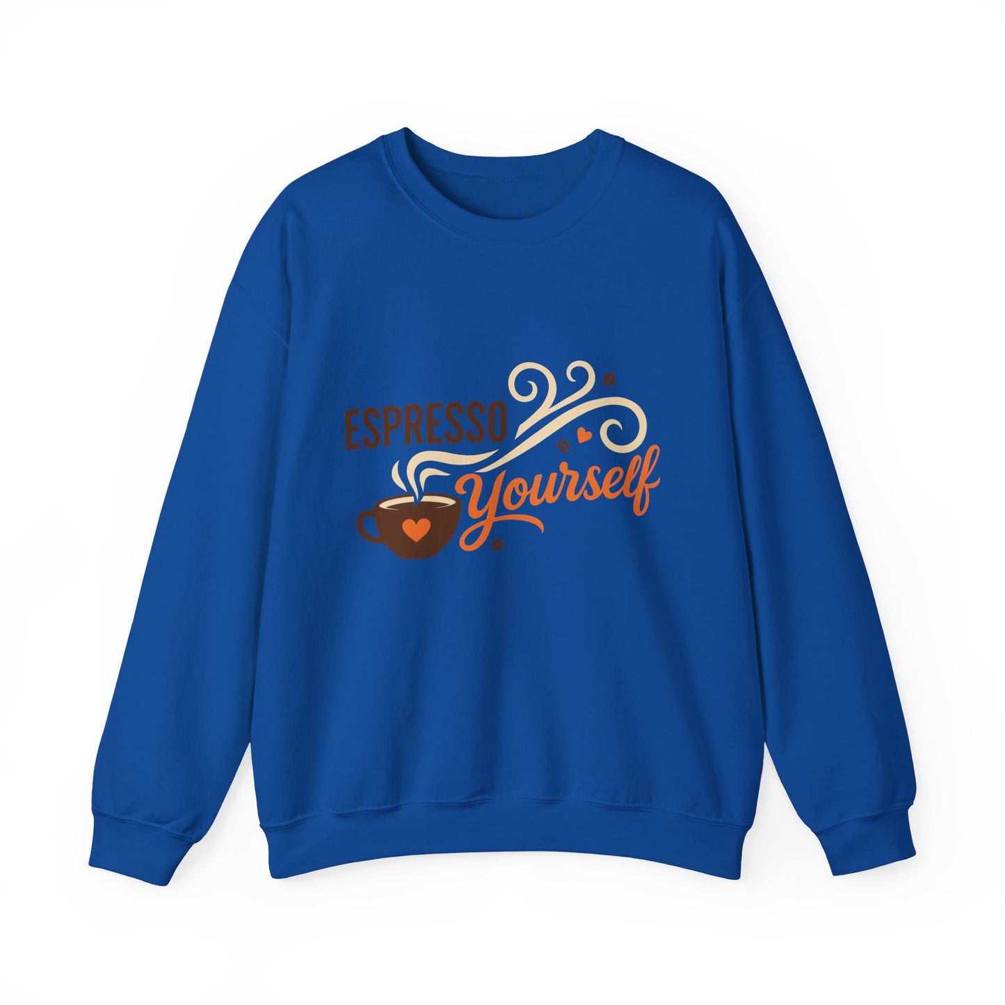 Espresso Yourself Womens Sweatshirt, Coffee Lover Pullover, Funny Barista Gift